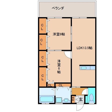 ロイヤルヒルズⅡの物件間取画像